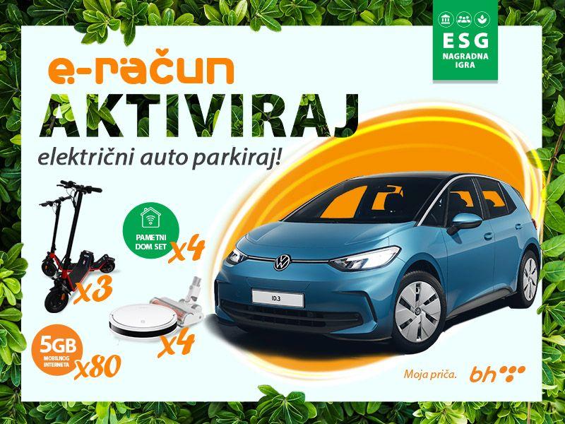 BH Telecom: E-račun aktiviraj, električni auto parkiraj!