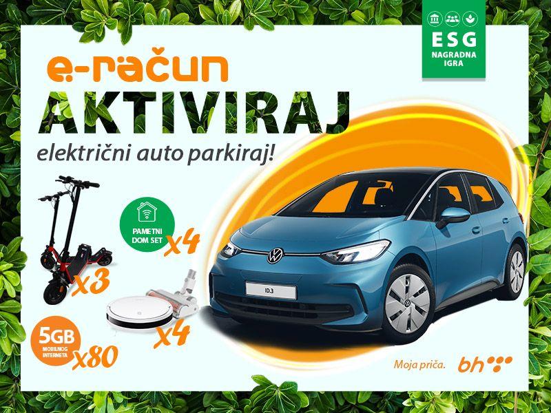 BH Telecom: E-račun aktiviraj, električni auto parkiraj!