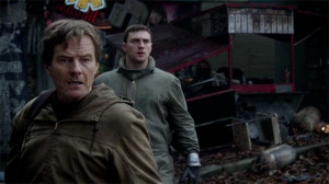 Bryan Cranston and Aaron Taylor-Johnson in Godzilla