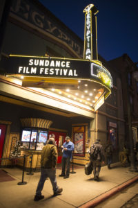 FILE - This Jan. 16, 2014 file photo shows a general view of the Egyptian Theatre on Main Street during the Sundance Film Festival in Park City, Utah. Celebrating its 31st year, the festival has steadily outgrown its indie-film roots to showcase emerging and established talent in art, music, television, film and new media. The 2015 Sundance Film Festival runs Jan. 22 through Feb. 1, 2015. (Photo by Arthur Mola/Invision/AP, File)