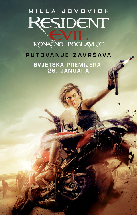 "Resident Evil" završava svjetskom premijerom 26. januara
