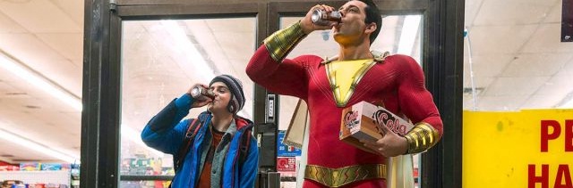 TV spot kao najava superherojske akcije "Shazam!"