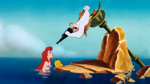 The Little Mermaid 1989 Disney Ariel Flounder and Scuttle