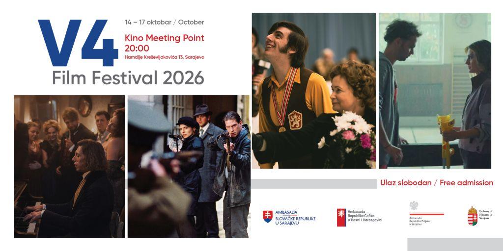 V4 Film Festival u kinu Meeting Point u Sarajevu 2026.