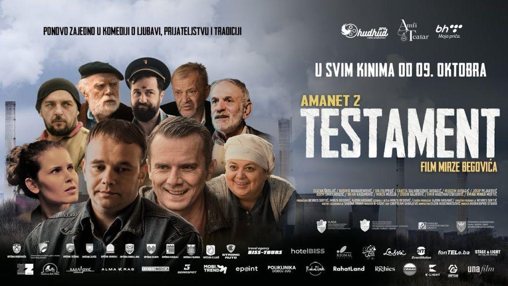 Domaći megahit “Testament“ predvodi bh. box office